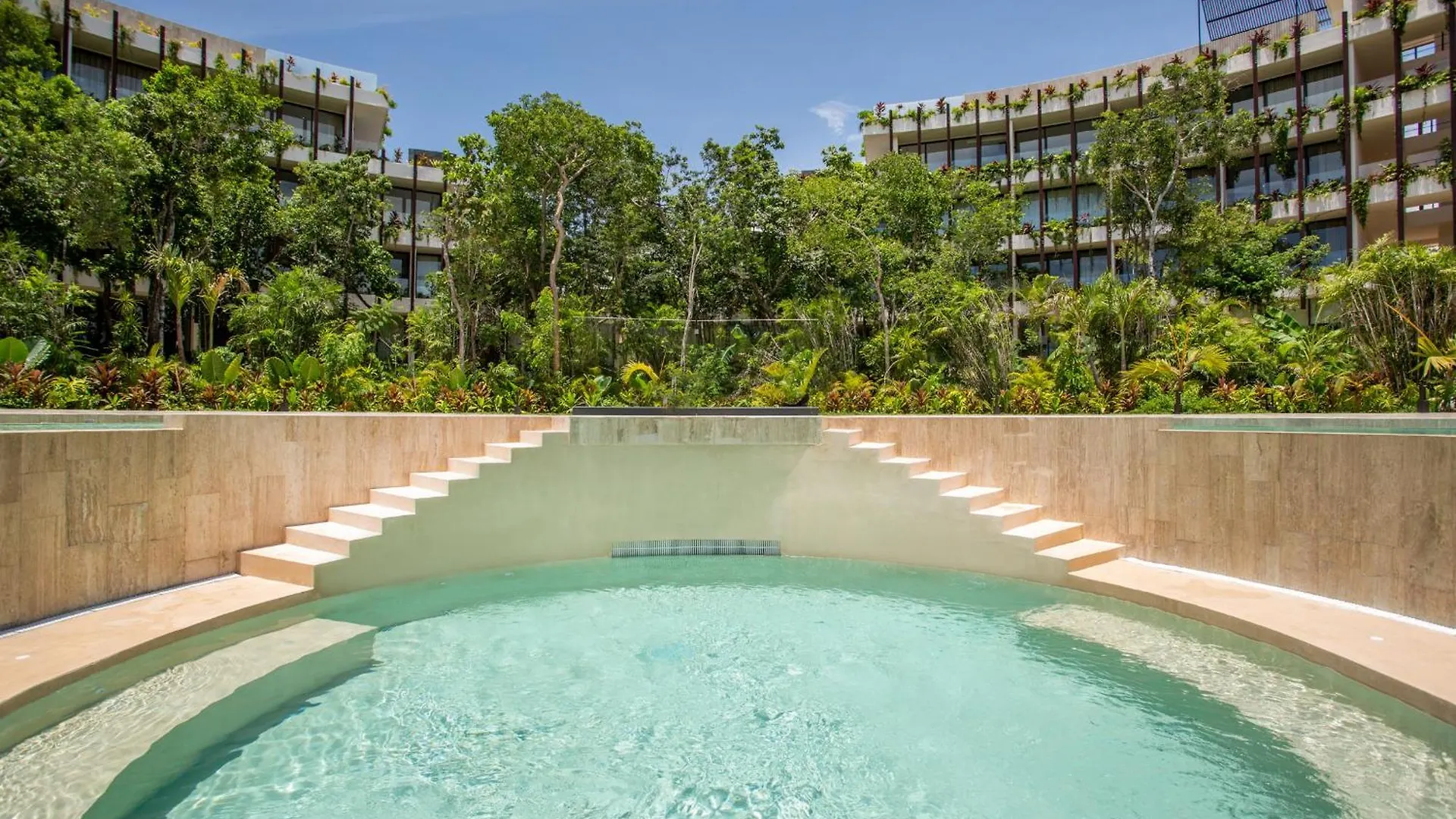 Cozy Studio In The Jungle, Balcony And Pool View 图卢姆