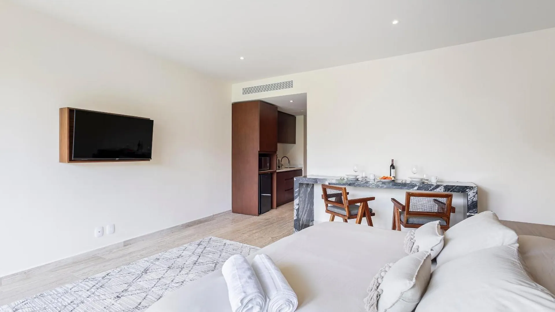公寓 Cozy Studio In The Jungle, Balcony And Pool View 图卢姆